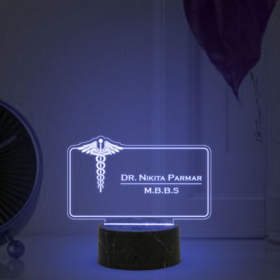 Doctor Name Plate With Customized Name